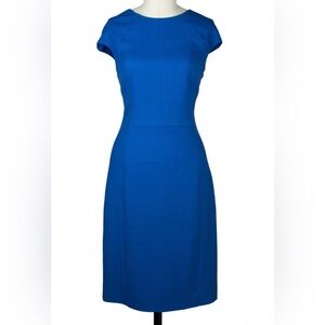 Oscar De La Renta Royal Blue Dress